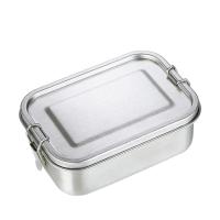 Quality Metal Bento Lunch Box 800ml 304 Stainless Steel Container for Meals and Snacks for sale