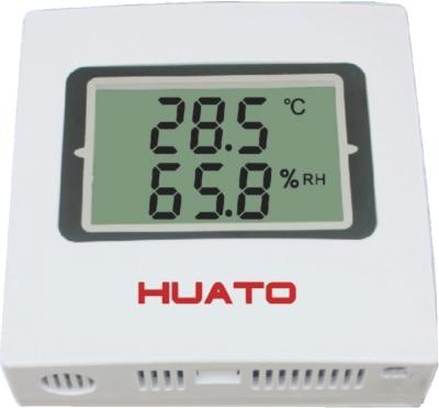 China Saída atual de tela 4~20mA do transmissor da umidade da temperatura da série HE400 grande à venda