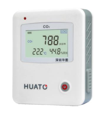 China Small Size Carbon Dioxide Data Logger Co2 / Temperature Humidity Meter for sale