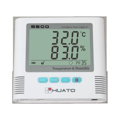 China Sound Light Alarm Import Sensor High Accuracy Server Room use Temperature Humidity Data Logger for sale