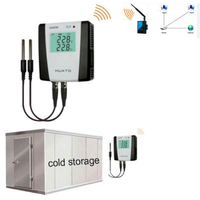 China Cold Storage Zigbee Temperature And Humidity Data Logger High Accuracy S400W for sale