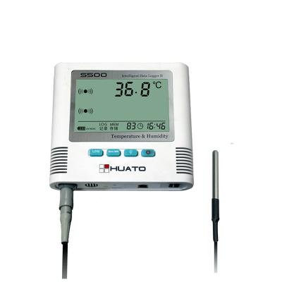 中国 表示が付いているHUATOの電子データ自動記録器/外的な単一の温度のデータ ロガー  販売のため