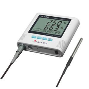 China Mac del maderero de datos de la humedad de la temperatura de la alarma S500 compatible con la exhibición grande del LCD en venta