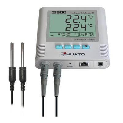 China Industrial Ip Temperature Monitor , Ip Data Logger With Large Lcd Display for sale