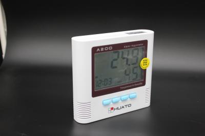 China Reloj del higrómetro del termómetro del LCD Digital/metro grandes de Humidmeter de la temperatura de la función de la alarma en venta