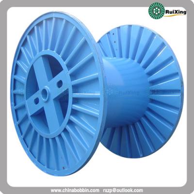 China Large Wire and cable steel bobbin Corrugated type for pipe winding corrugated steel drum for sale
