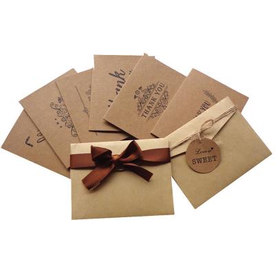 China Finer Packaging Custom Card Printing Kraft Paper Materials Gifts Cards for sale