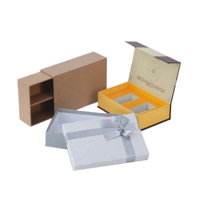 China Foldable Fancy Gift Boxes Gray Cardboard Custom Paper Boxes ISO9001 Approve for sale