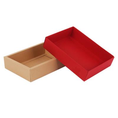China Caja de papel de embalaje de la ropa interior de los hombres de la hoja de oro que desliza el material reciclado caja del cajón en venta