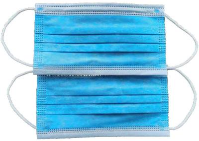 China 3 Ply Disposable Protective Face Mask For Virus Protection Multi Color for sale