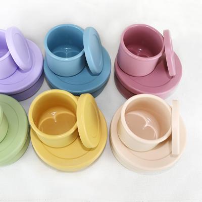 China BPA Free Silicone Bowl Set , Silicone Bento Boxes With Customized Logo for sale