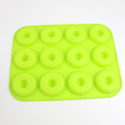 China Mini Doughnut Silicone Mould, bandeja de cozimento do silicone do produto comestível à venda