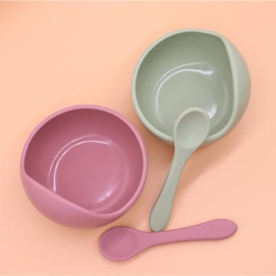 China Microwave Baby Silicone Bowls Sustainable Safety BPA Free Eco Friendly for sale