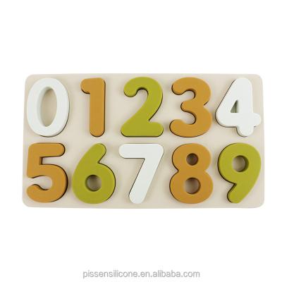 China Smooth Silicone Educational Puzzle With Non-Toxic And Eco-Friendly Material à venda