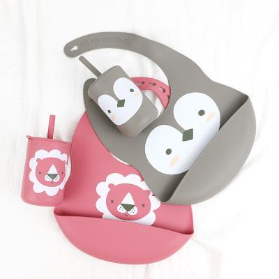 China OEM Baby Feeding Bib - One Piece In A Polybag for Babies and Infants feeding silicone bib for sale