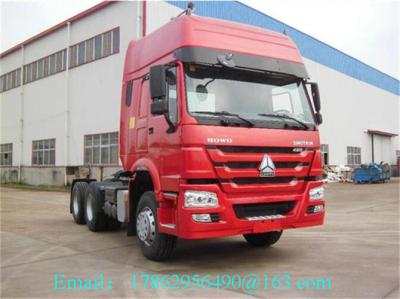 China Unidades vermelhas 420HP do trator caminhão/6x4 do reboque de trator noun da transmissão automática à venda