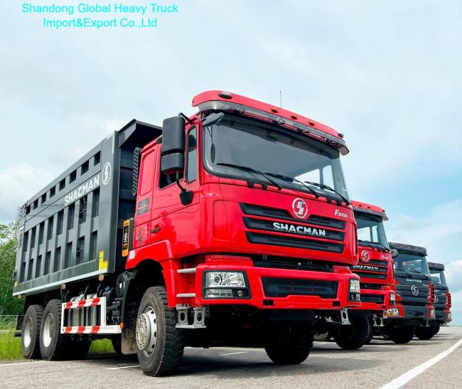 Shacman F3000 6X4 8*4 Tipper Truck in operation