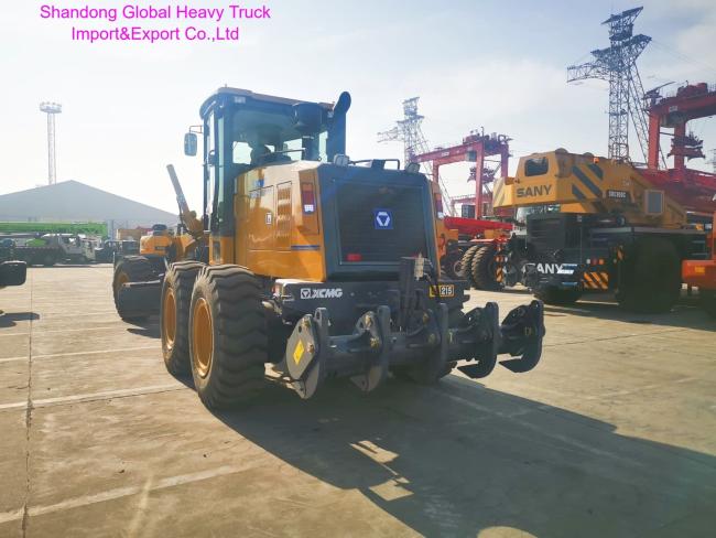 XCMG GR215 Motor Grader in operation at a construction site