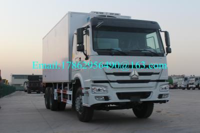 China 6x4 Heavy-duty Cargo Van Box Truck con la caja ZZ1257M5841V de la dirección ZF8098 en venta