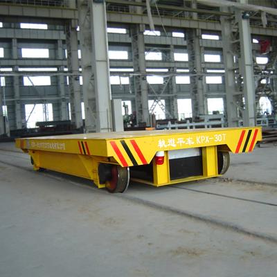 China 7t Mold Material Transfer Carts / Electric Rail Transfer Cart For Sea Port for sale