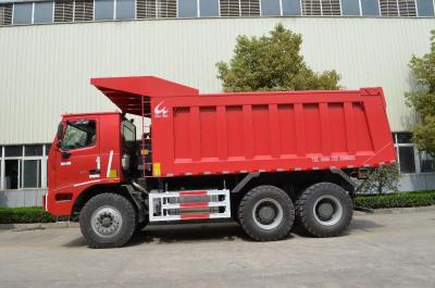 China Commercial Euro 2 Heavy Mining Trucks , 70 Ton Dump Truck 6x4 ZZ5607S3841AJ for sale