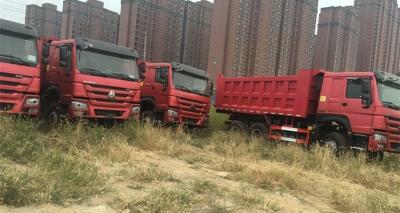 中国 トラック80km/H鉱山のダンプ トラック/ZF8098油圧ステアリングZZ3257N3847Aの30トンのダンプカー 販売のため