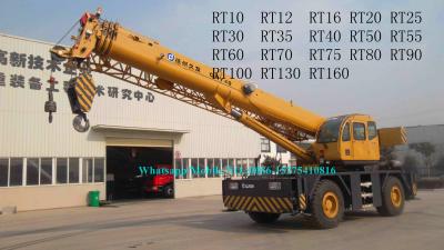 China Road Construction 40T Mobile Boom Truck Crane 4x4 For RT40E All Wheel Drive for sale