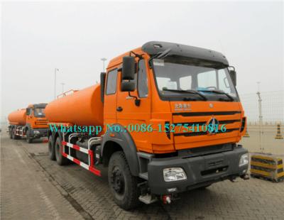 China 6X6 25000L Water Sprinkler Truck / Water Carrier Truck All Wheel Drive North Benz Brand for sale