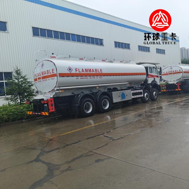 Beiben 8x8 Mining Fuel Bowser Truck front view