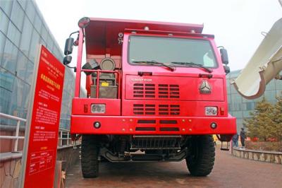 China Caminhão basculante 6*4 de Sinotruk Howo da cor vermelha/30 de caminhão basculante do caminhão toneladas de descarregador da mineração à venda