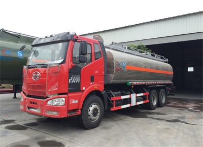 China FAW J6 6x4 Type 260hp~280hp 24000 Liter Fuel Tanker Truck With BF6M1013-28 Engine for sale