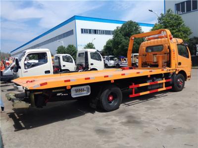 China Right / Left Hand Drive 3 Ton Wrecker Tow Truck Euro 3 Manual Transmission Type for sale