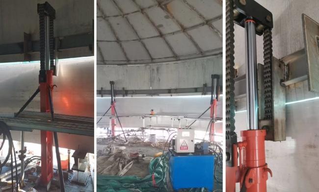 Tank Lifting Hydraulic Jack for Tank Construction with Chain