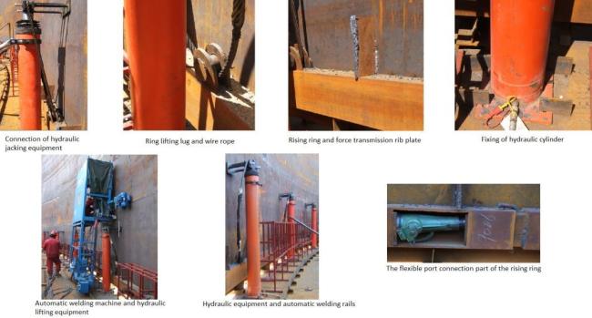 Large - Scale Oil Storage Tank Flip - up Hydraulic Jack System