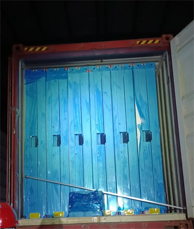 fold out container homes transport