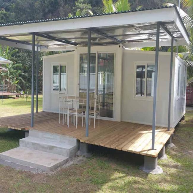 Grande collapsible container homes application