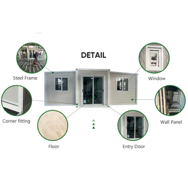 Grande foldable prefab house internal fitting
