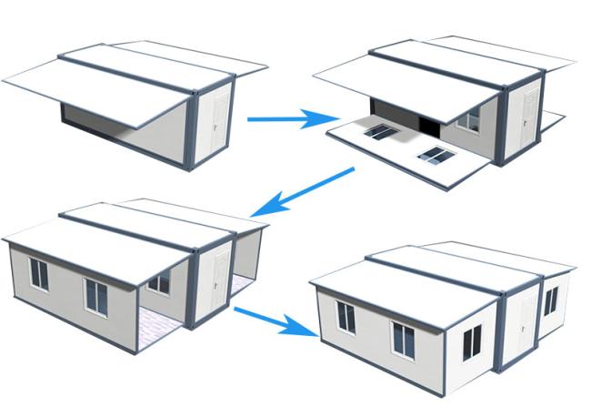 Grande Expandable Trailer Home installation