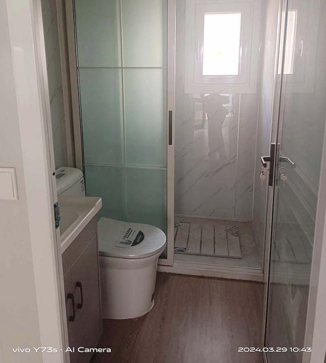 Grande Vandalproof Prefab House bathroom