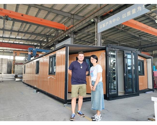 collapsible container homes support