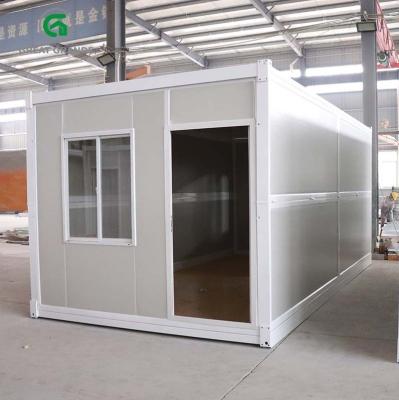 中国 携帯用可動装置のプレハブの折る容器の家は建築現場か軍隊のために適している 販売のため