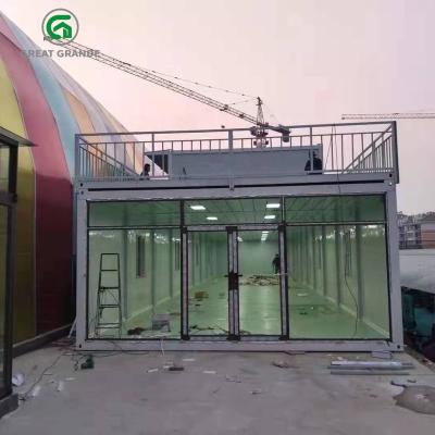 China Two Story Luxury Portable Eps Prefab Houses Container Homes For Residential for sale