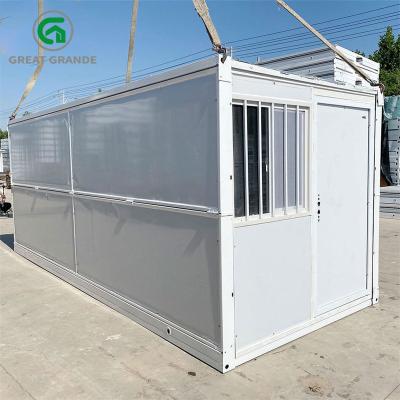China Grande Mobile Folding Container Home Cabin Hut Office For Construction for sale