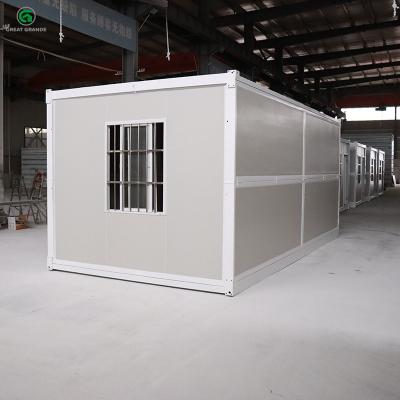 China Fireproof Prefab Modular Office Building Prefabricated Container Rock Wool Layer for sale
