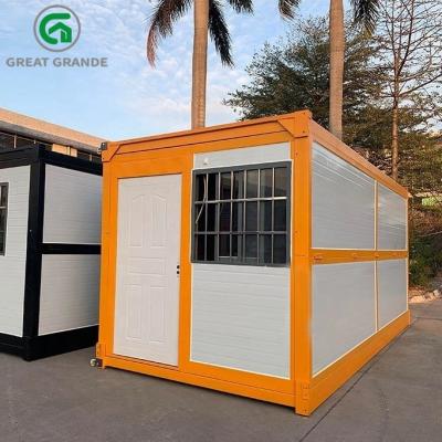 China Folding Demountable Site Sheds Prefab Portable Site Office With Bathroom for sale