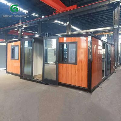 China Easy Installation Expandable Prefab House 40ft Prefab Shipping Container Homes for sale
