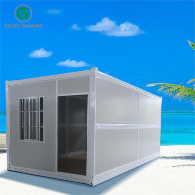 China Vacation Prefab Folding Container House Wind Resistant Seawater Corrosion Resistant for sale