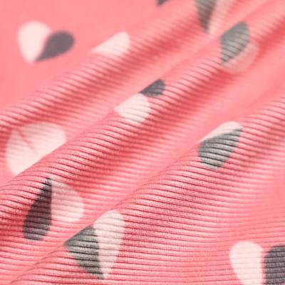 Chine Velours rose de tissu de tapisserie d'ameublement du tissu 250gsm de velours de velours de Spandex de polyester à vendre