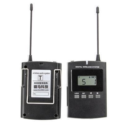008B Two Way 823MHz Wireless Audio Tour Guide Systems 23 Channel 2