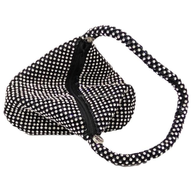Factory Wholesale Women Ladies' Triangle Bling Glitter Purse For Girls Crown Box Clutch Evening Luxury Bags for Party Prom
